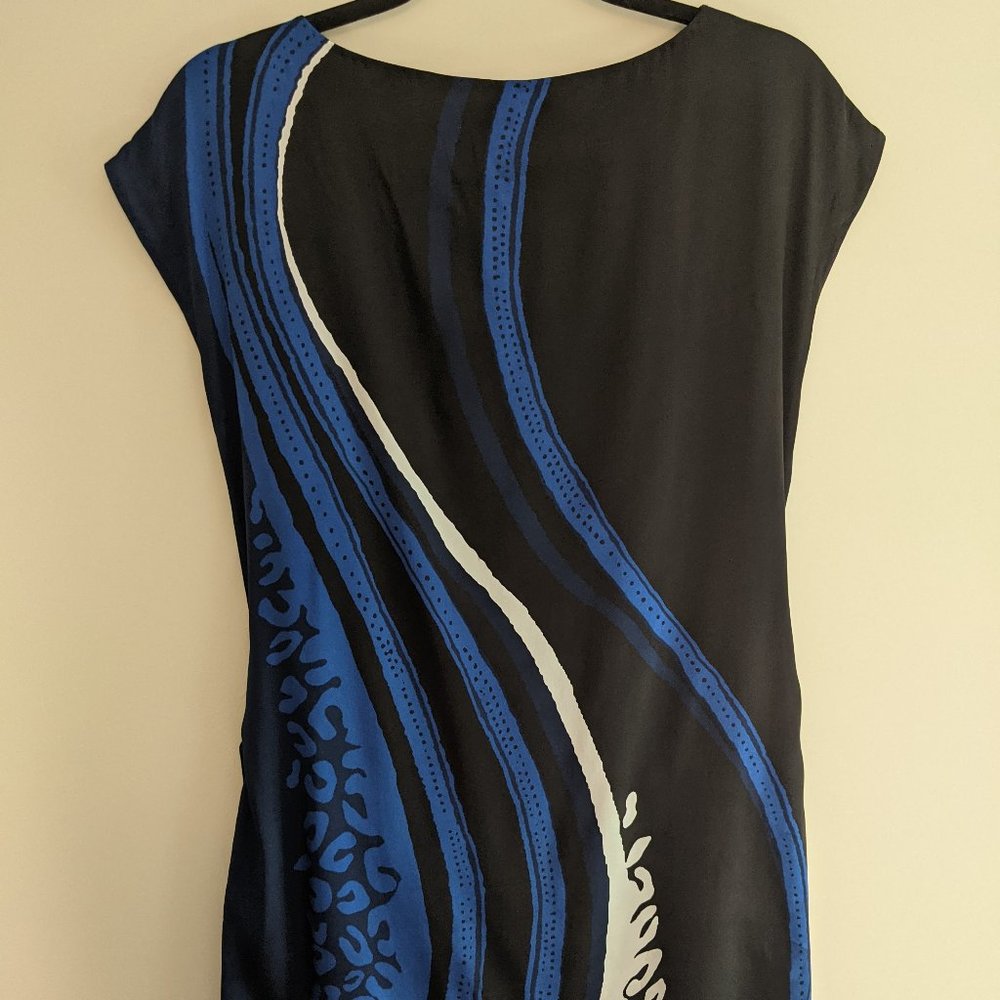 Animal pattern shift dress